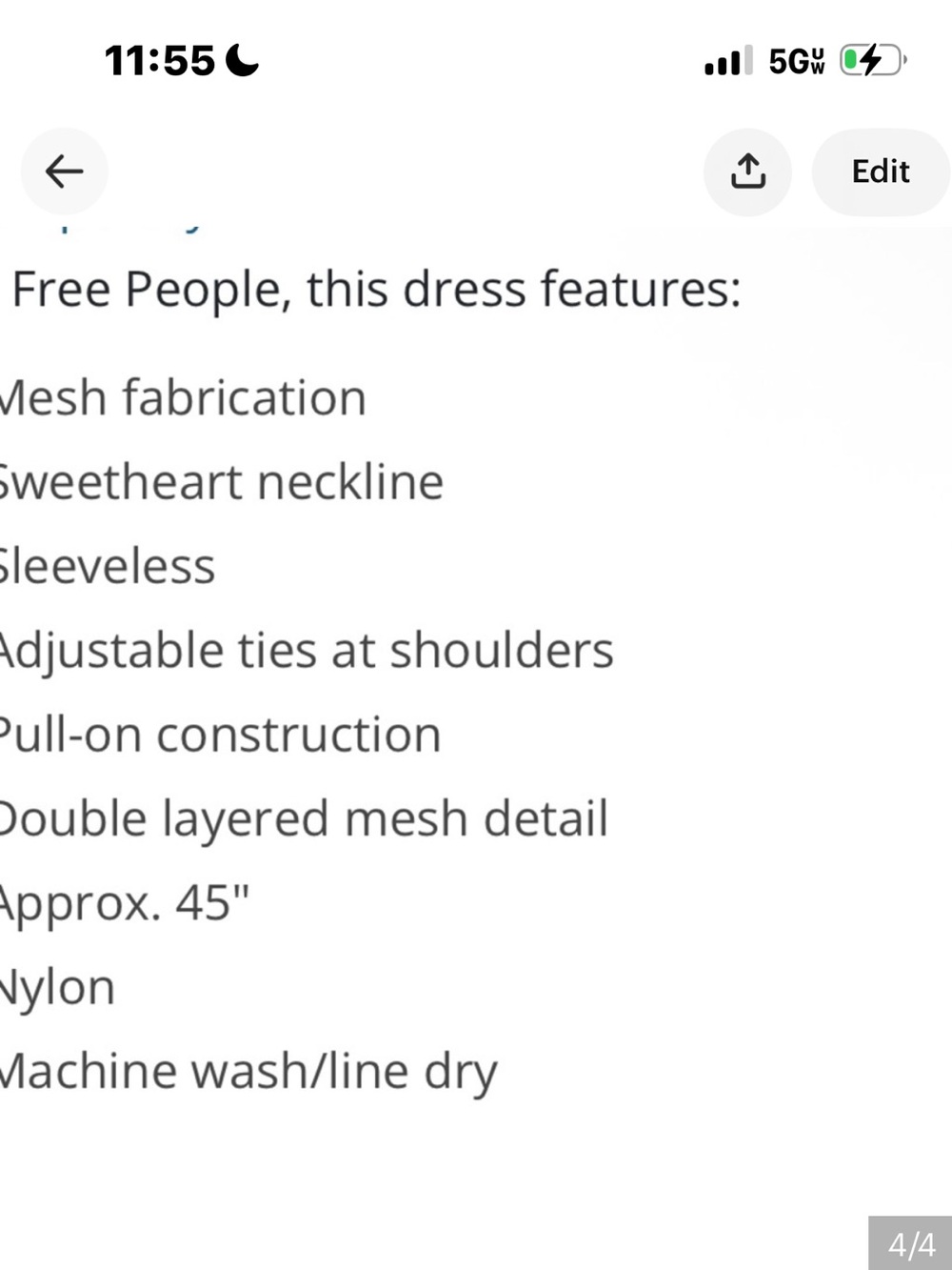 Free People Leopard Print Mesh Slip Midi Dress in Tan and Black - Picture 6 of 6